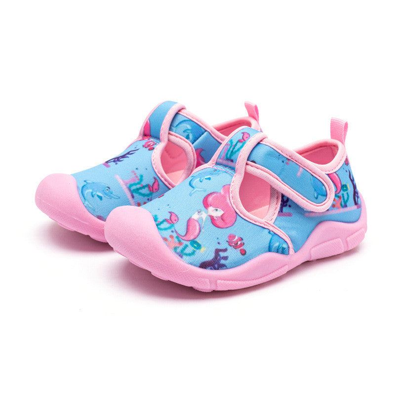 Kids Breathable Velcro Summer Beach Shoes
