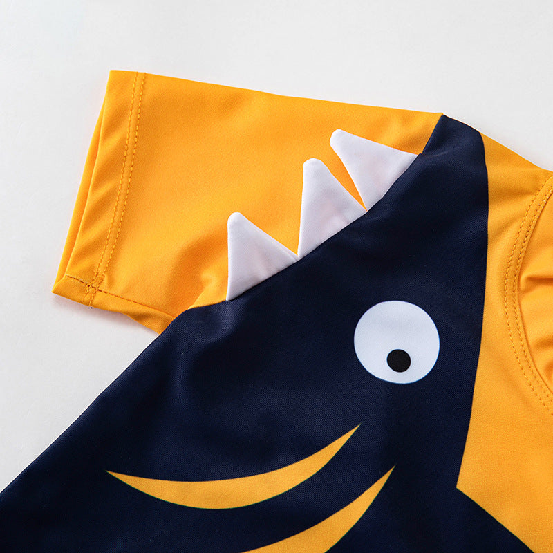 Boys Shark Short Sleeve Swimwear Set