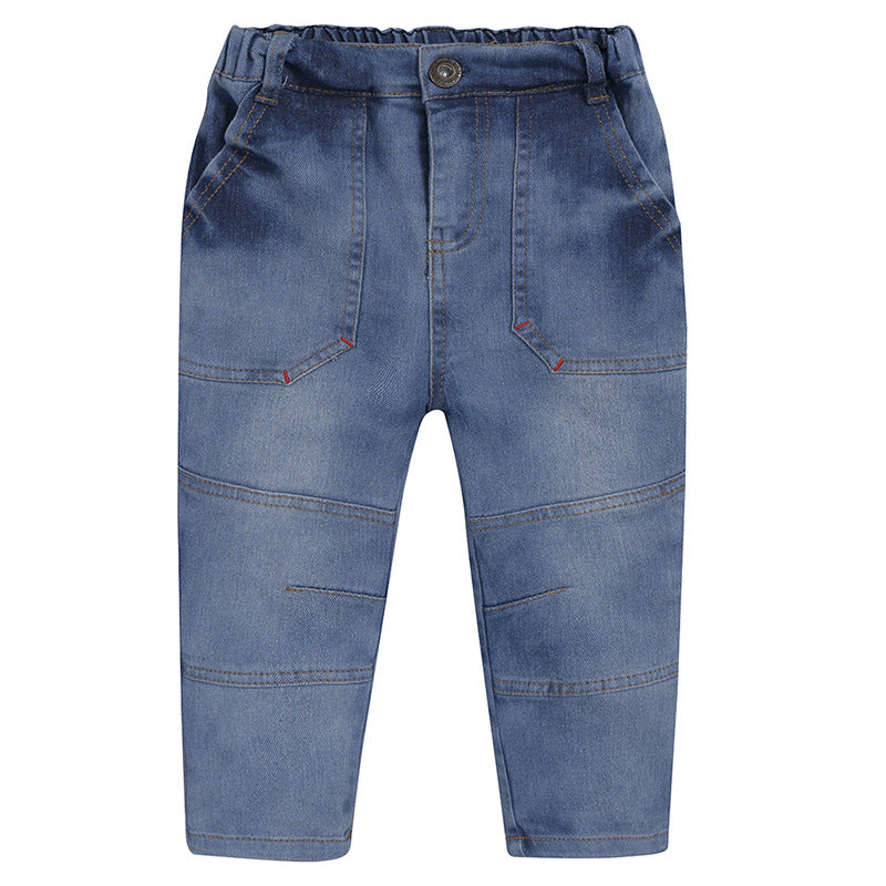 Boys T-shirt with Denim Jeans 4 Piece Set