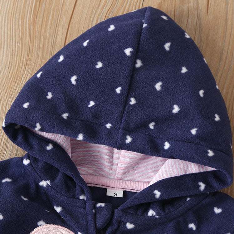 Outwear Print Hooded Zipper Jackets