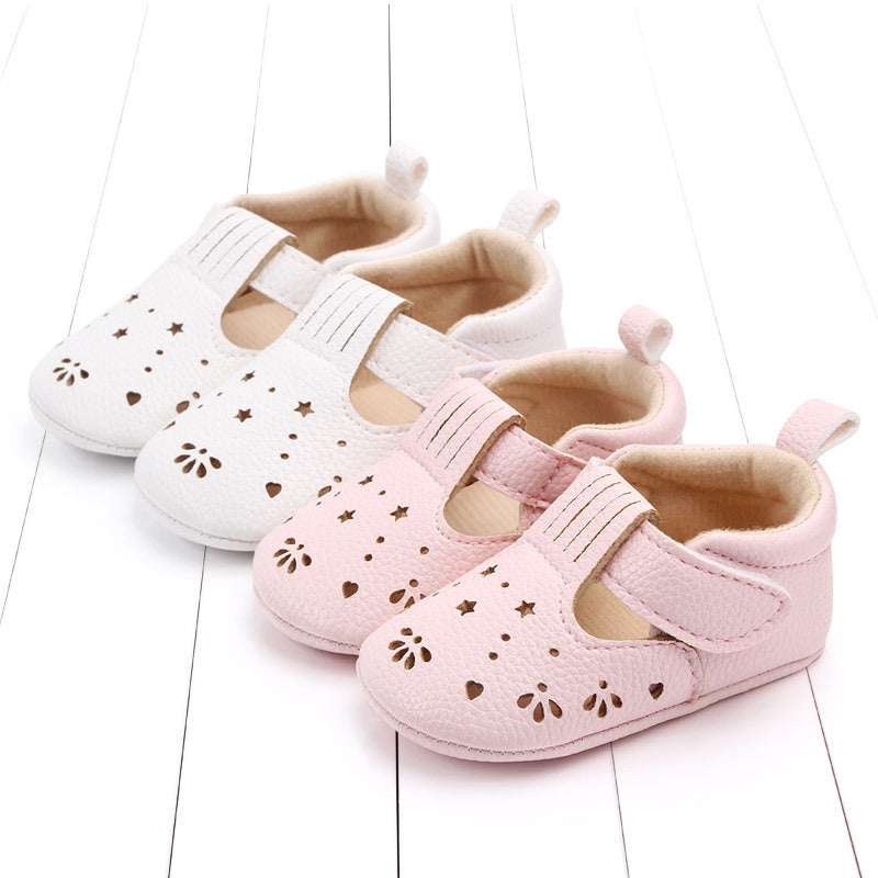 Semi Rubber Sole Non-slip Baby Toddler Casual Shoes