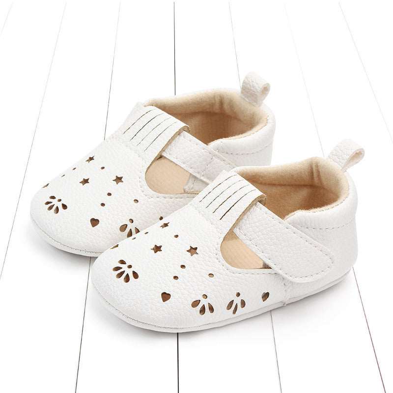 Semi Rubber Sole Non-slip Baby Toddler Casual Shoes