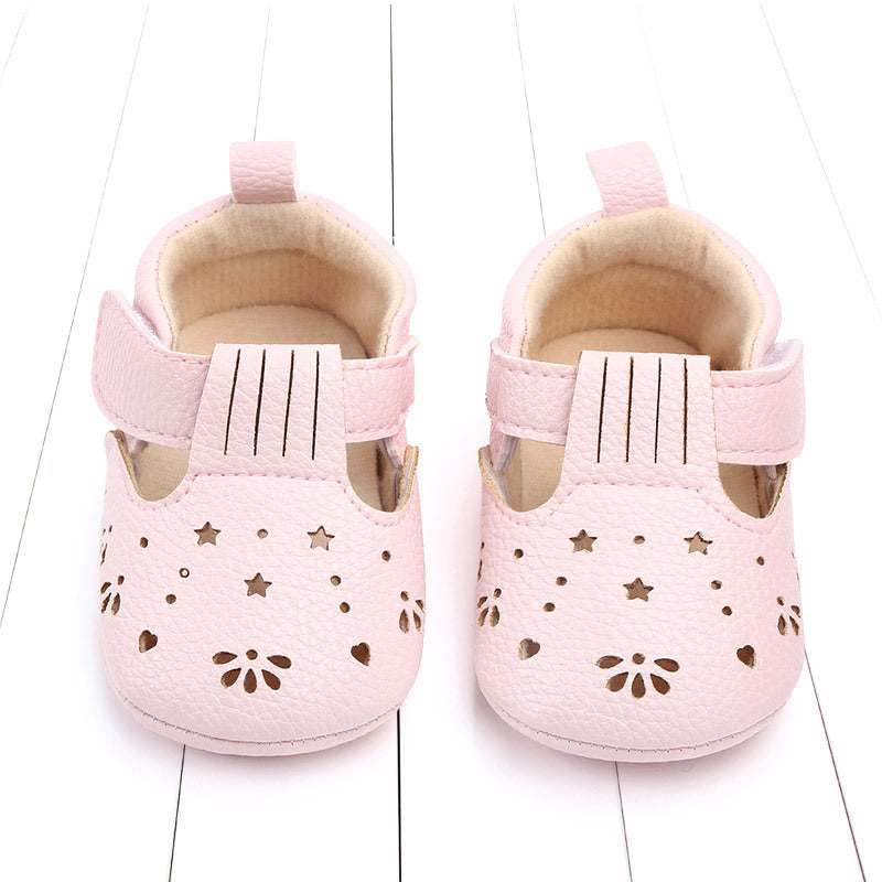 Semi Rubber Sole Non-slip Baby Toddler Casual Shoes