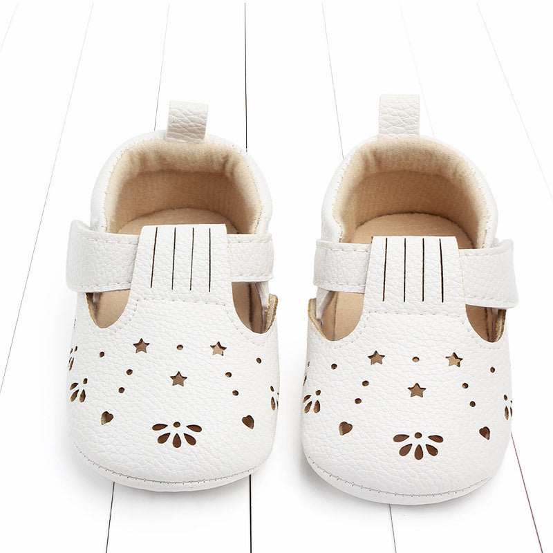 Semi Rubber Sole Non-slip Baby Toddler Casual Shoes