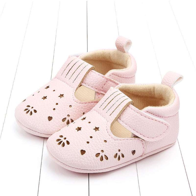 Semi Rubber Sole Non-slip Baby Toddler Casual Shoes