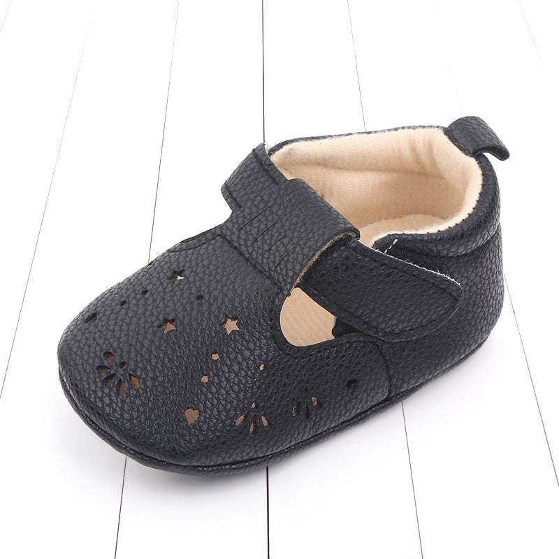 Semi Rubber Sole Non-slip Baby Toddler Casual Shoes