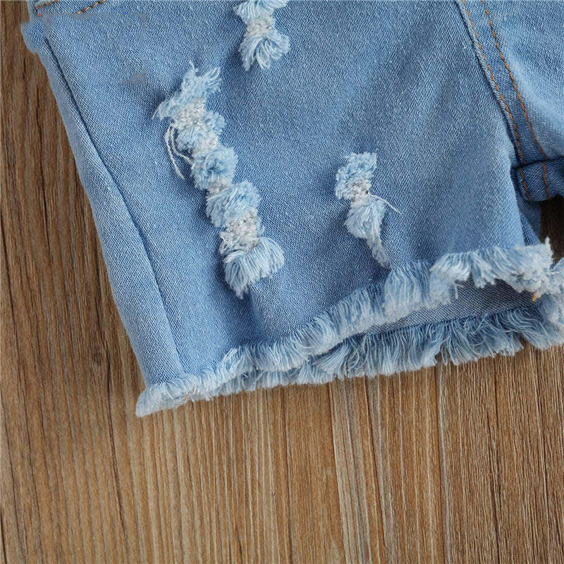 Toddler Girls Halter Denim 2pc Set