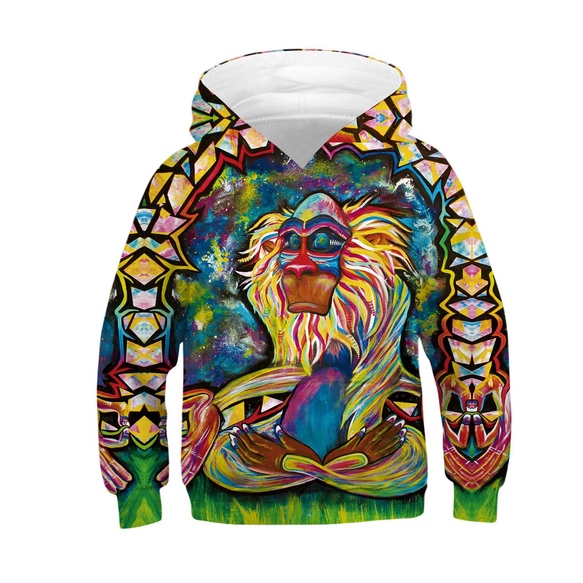 Digital Printed Children's Hooded Sweater