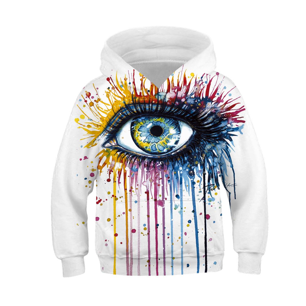 Digital Printed Children's Hooded Sweater