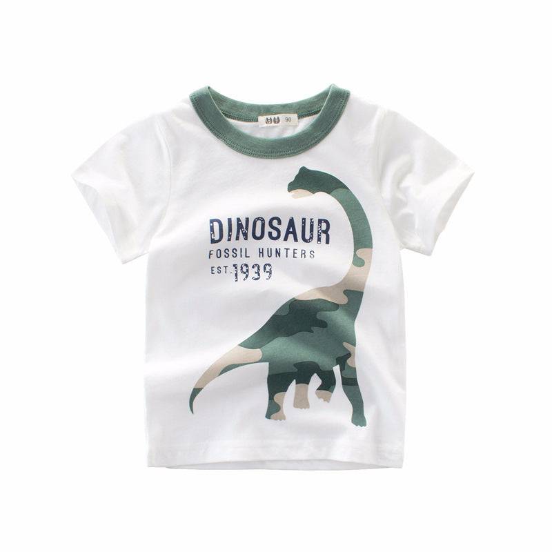 Summer Boys Short Sleeved Full Printed T Shirt