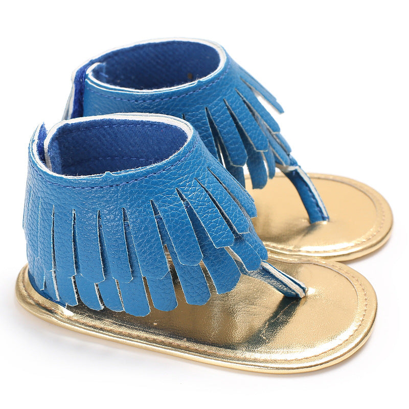 Baby Girl Toddler Tassel Soft Sole Sandals