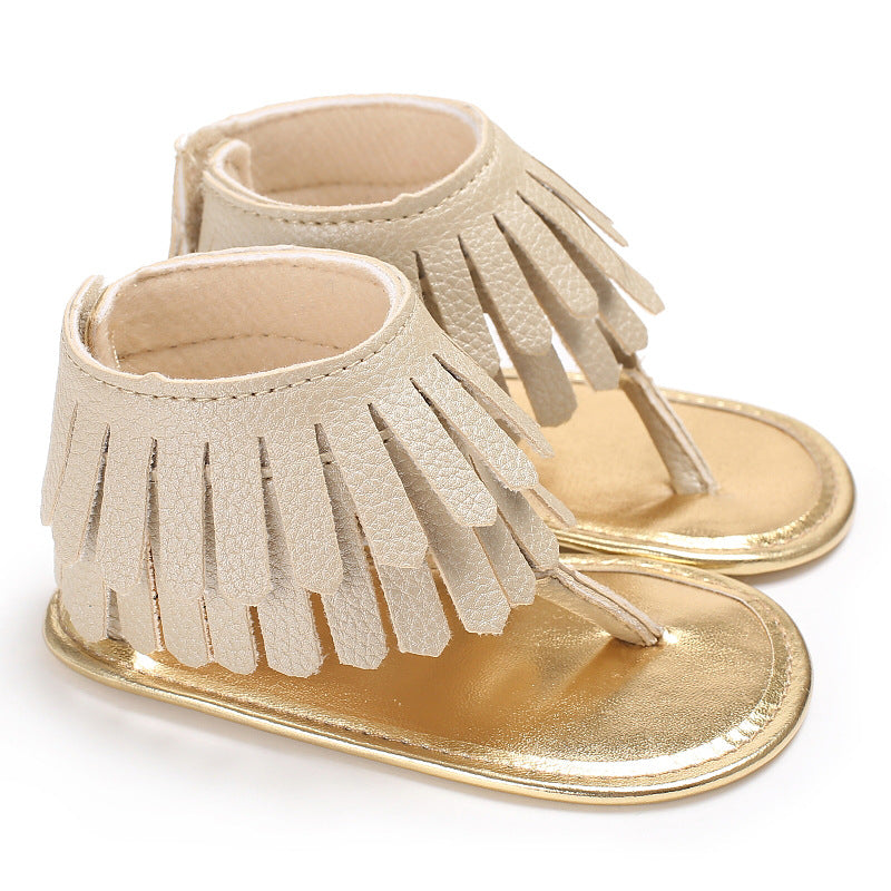Baby Girl Toddler Tassel Soft Sole Sandals