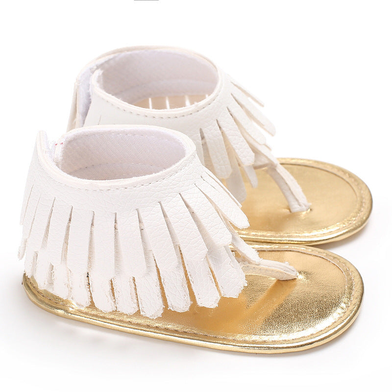 Baby Girl Toddler Tassel Soft Sole Sandals