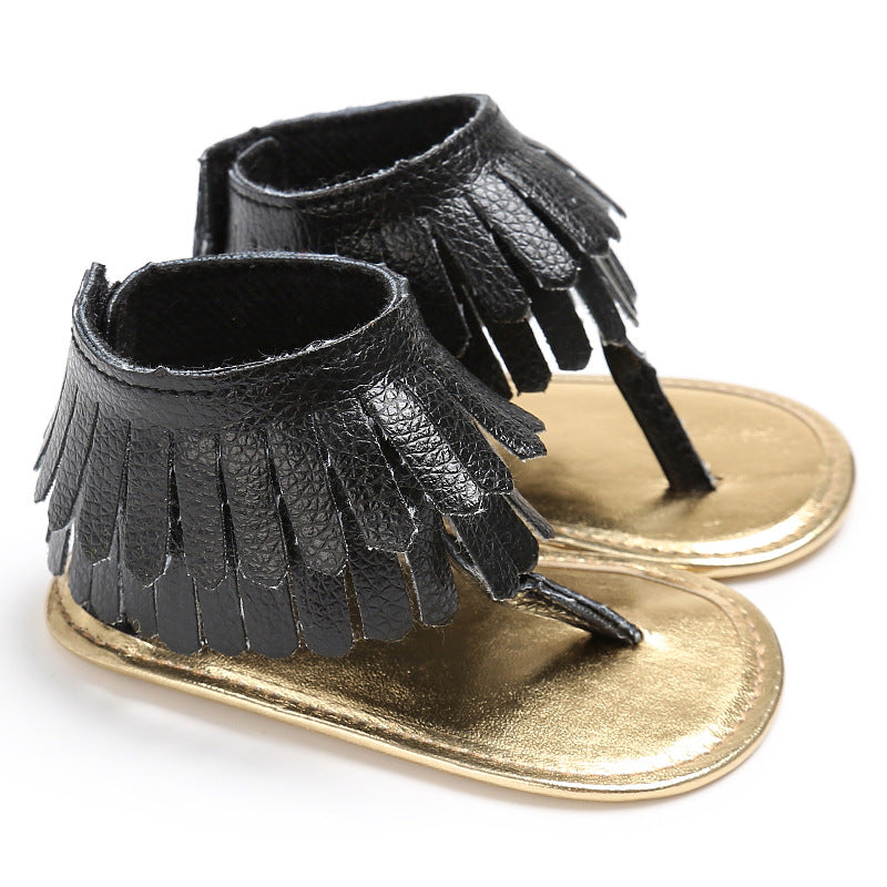 Baby Girl Toddler Tassel Soft Sole Sandals