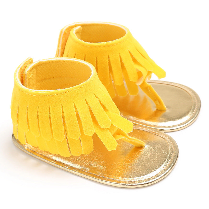 Baby Girl Toddler Tassel Soft Sole Sandals