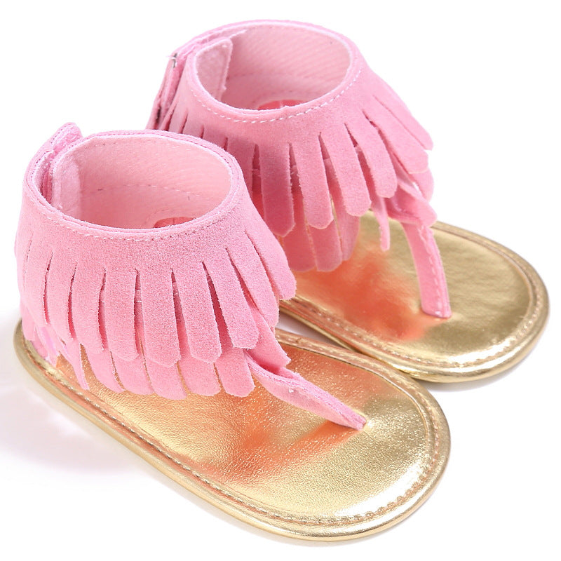 Baby Girl Toddler Tassel Soft Sole Sandals