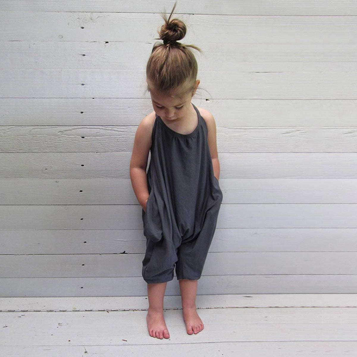 Loose Romper Toddler Sling Jumpsuit