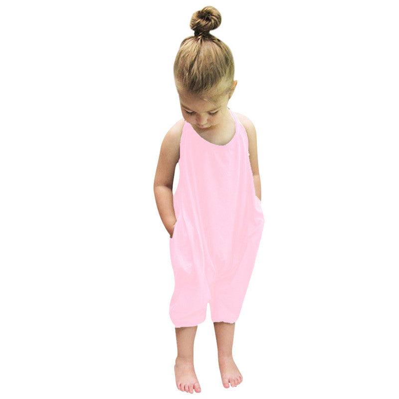 Loose Romper Toddler Sling Jumpsuit