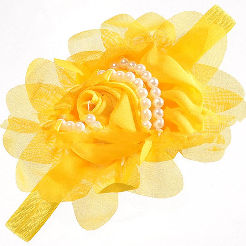 Flower Headband Baby Chiffon Hair Accessories