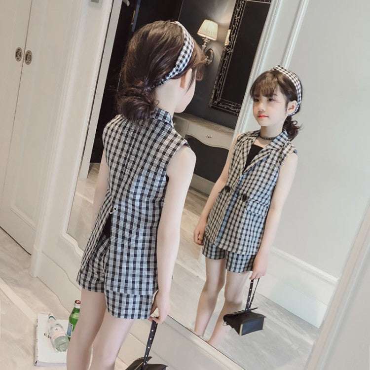 Girls Summer Korean Style Three-Piece Set