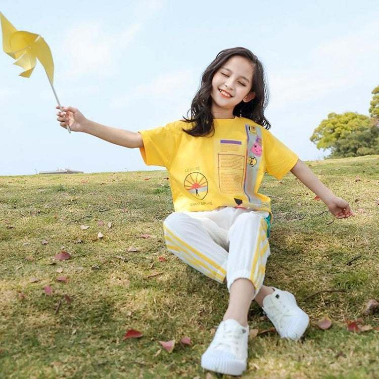 Big Kids Short-sleeved T-shirt Set
