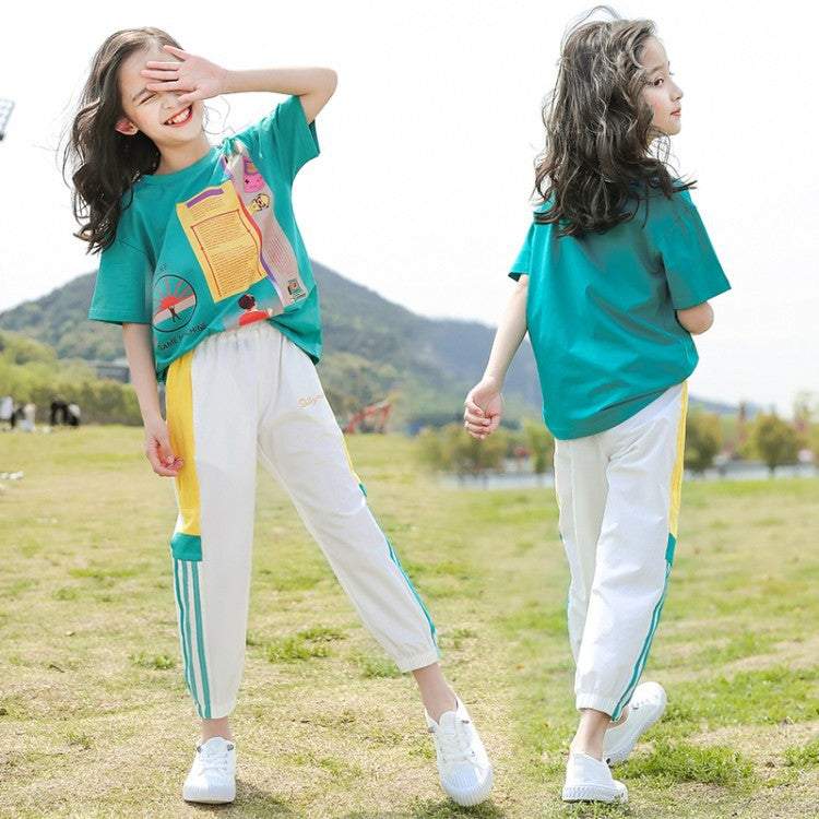 Big Kids Short-sleeved T-shirt Set