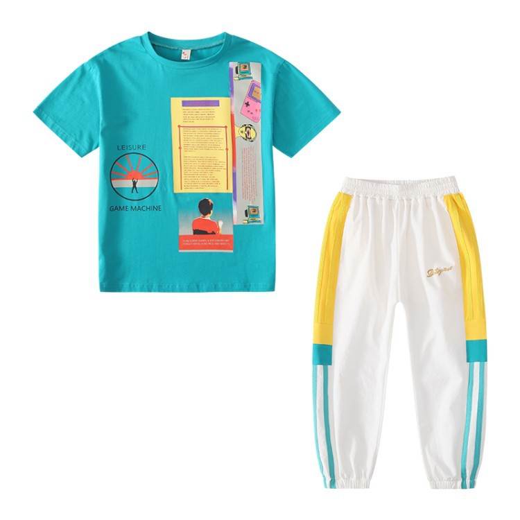 Big Kids Short-sleeved T-shirt Set
