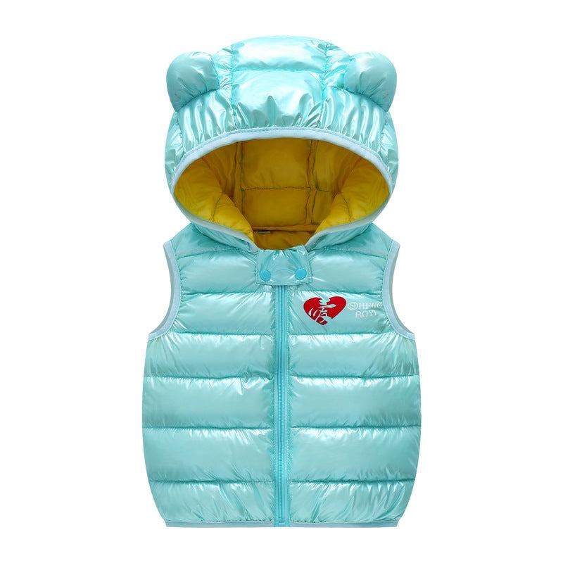 Warm Outwear Bubble Vest