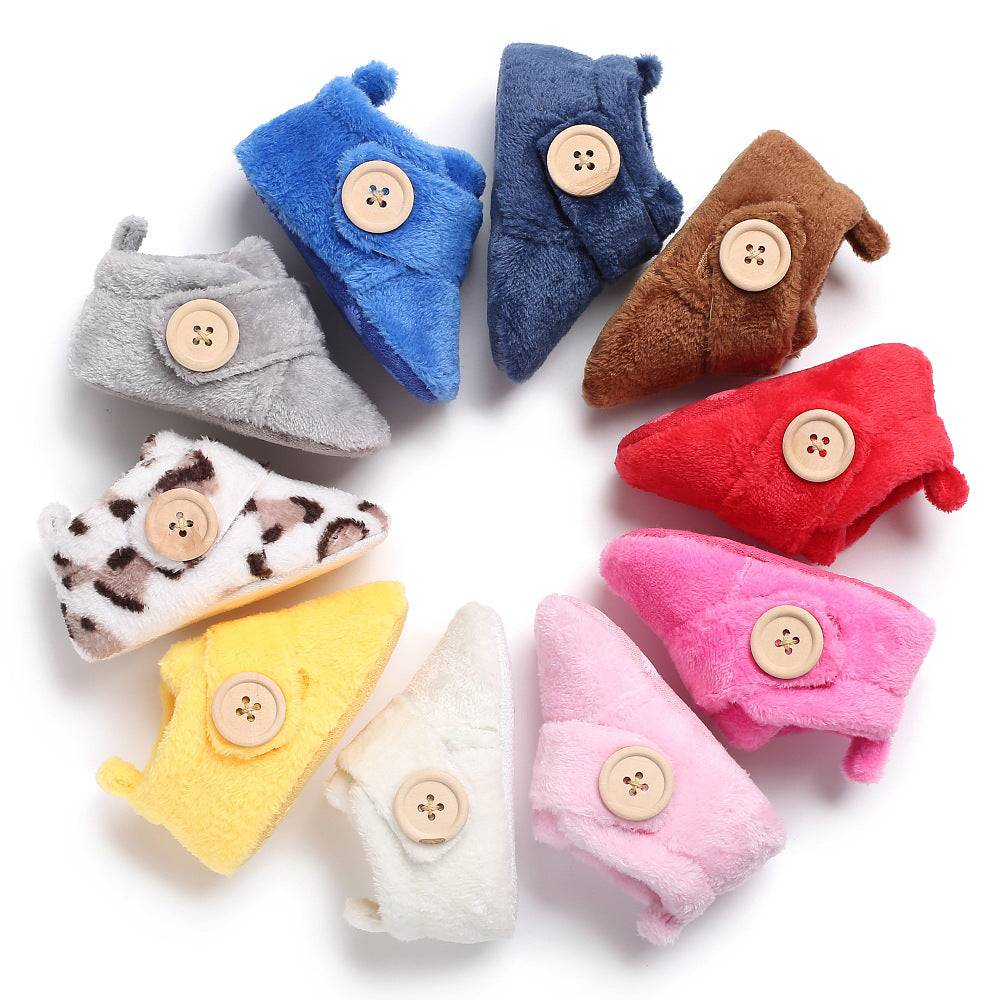 Baby soft soled Fur Booties