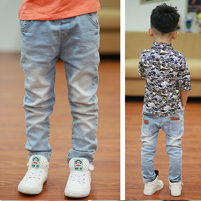 Boys spring and autumn pants Skinny fit