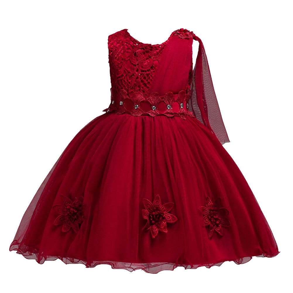 Girls Pageant Wedding Formal dress
