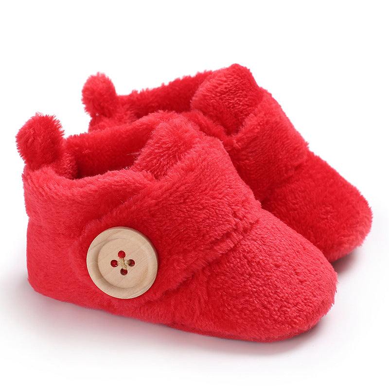 Baby soft soled Fur Booties