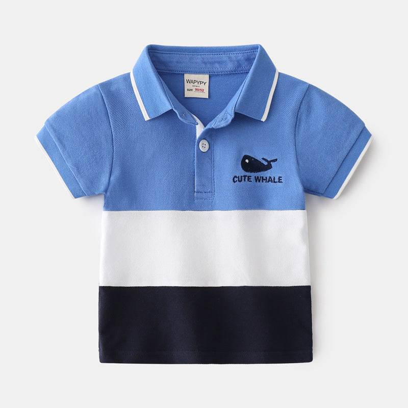 Boys Collar Whale shirt