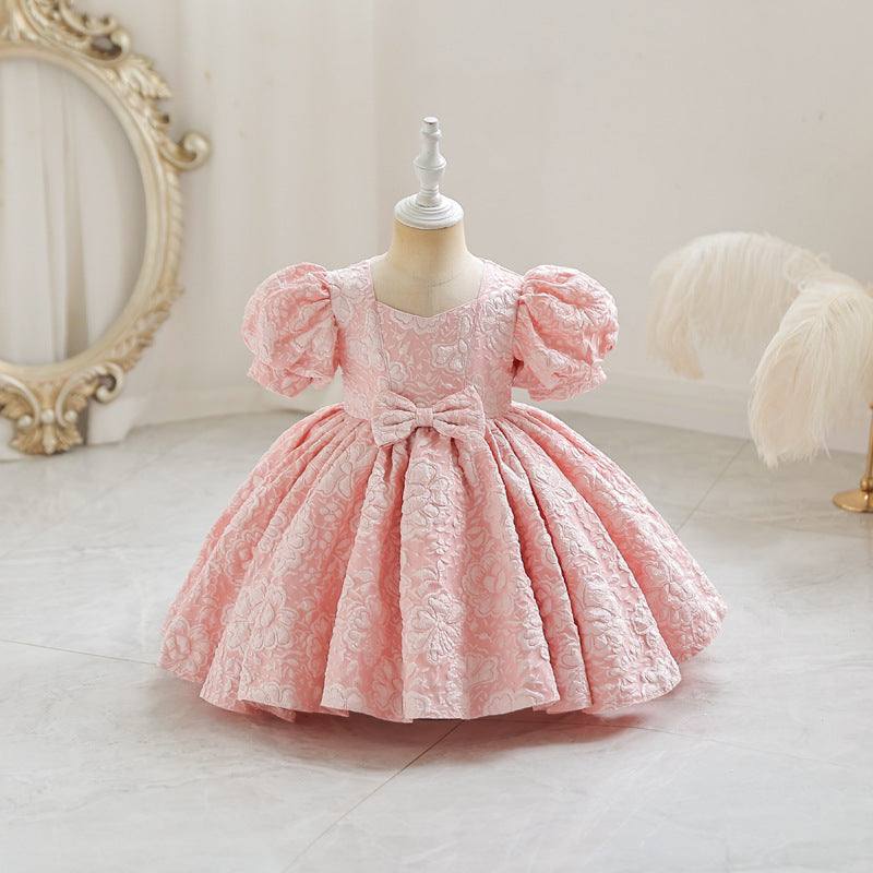 High-end Solid Color Dress And Fluffy Skirt