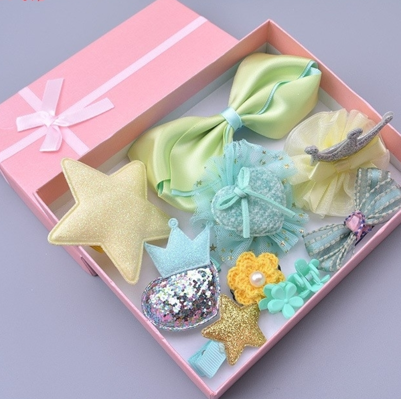 Girls 17pc Bow accessories