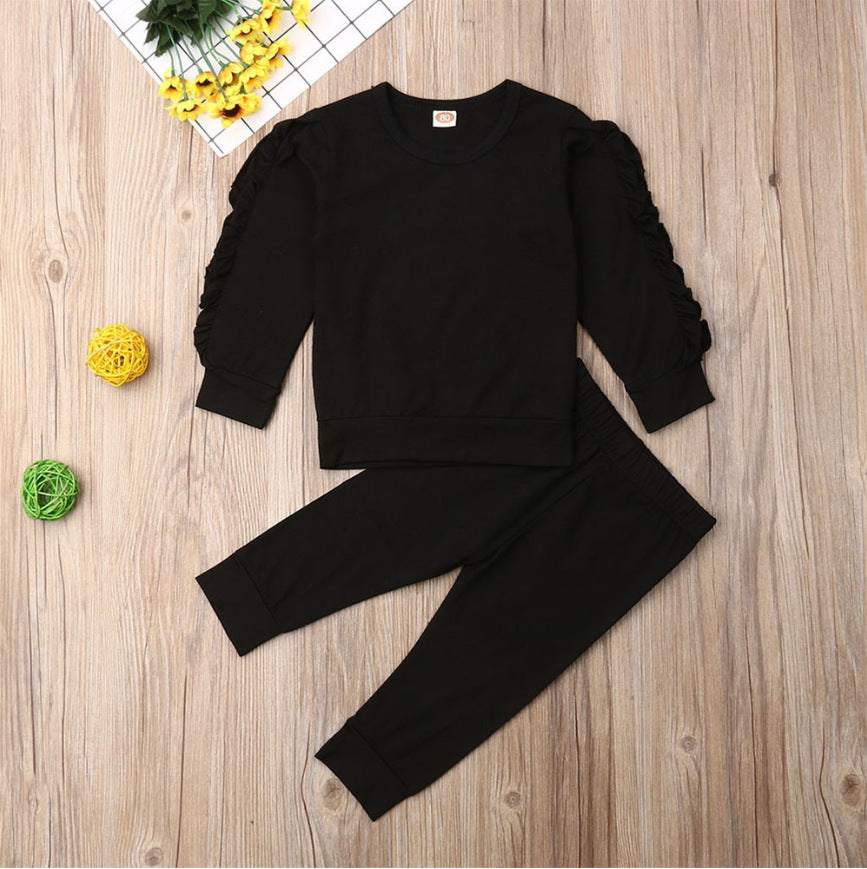 Baby Girls Ruffle Long Sleeve 2pc