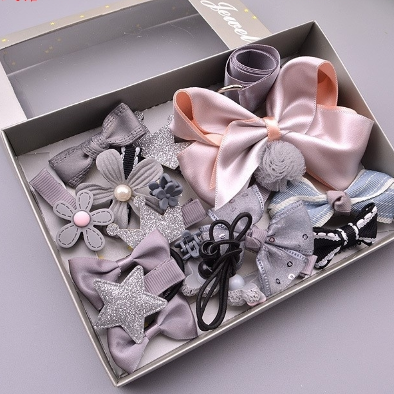 Girls 17pc Bow accessories
