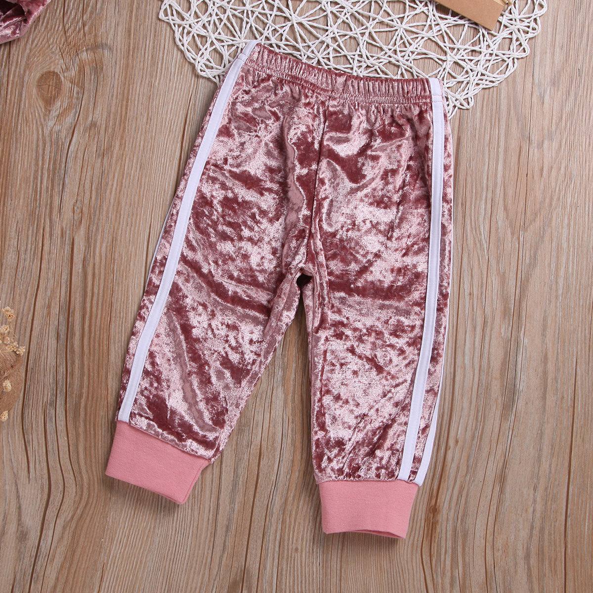 Candy-colored Long Sleeve 2pc Jogging Set