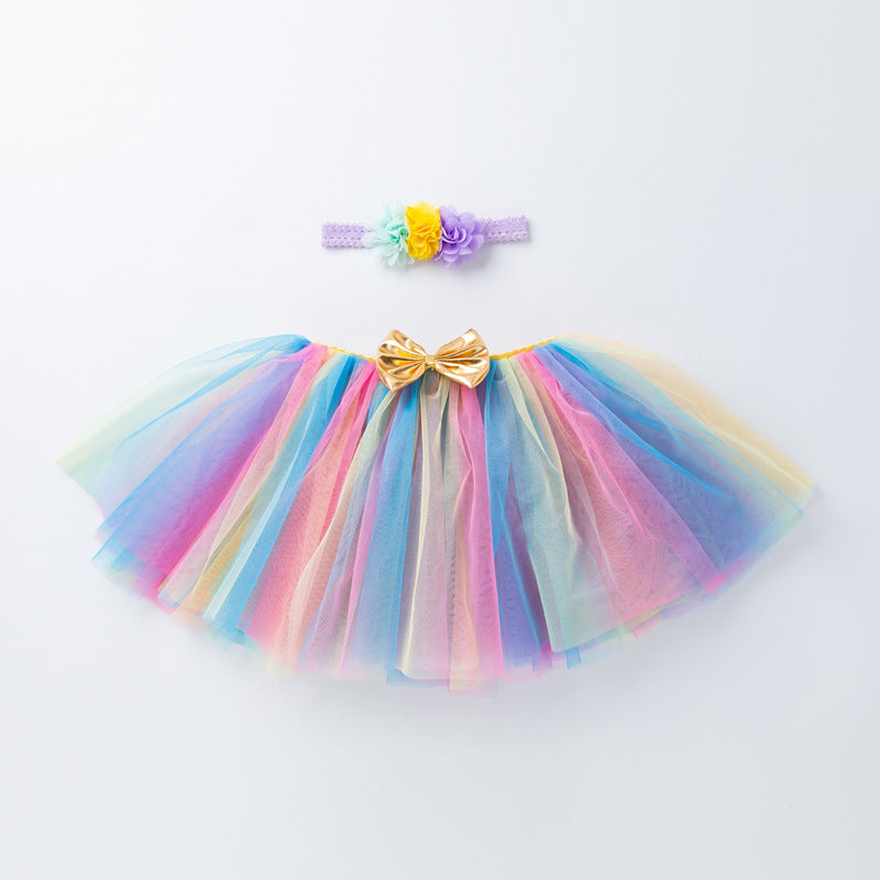 Baby Printed TuTu Mesh Skirt