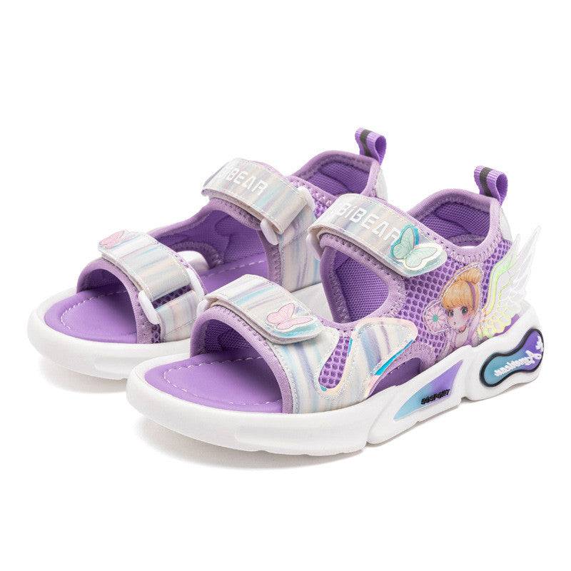 Girls Cartoon Breathable Sandals