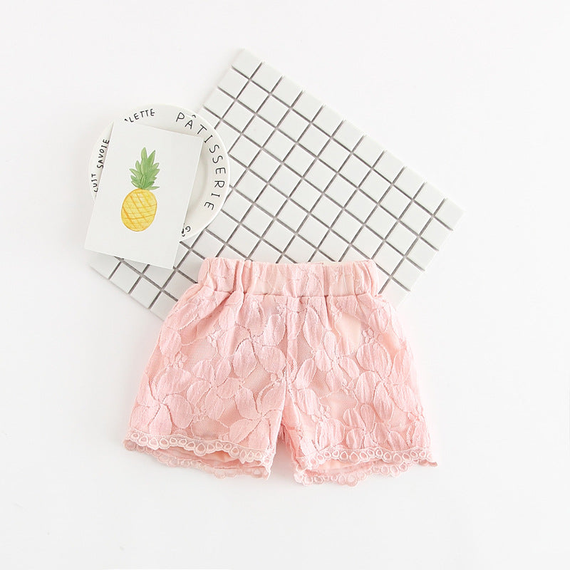 Floral Lace shorts