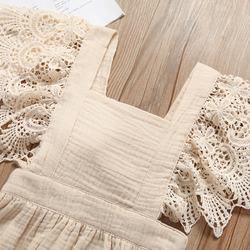 Girl Lace Suspender Dress