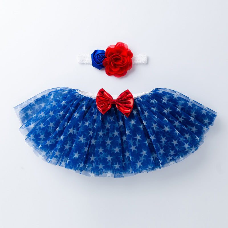 Baby Printed TuTu Mesh Skirt