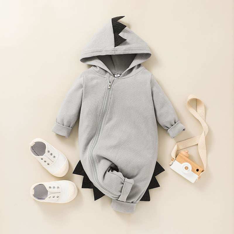 Infant Cartoon Style Long-sleeved One-piece