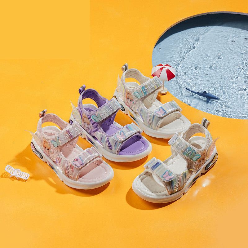 Girls Cartoon Breathable Sandals