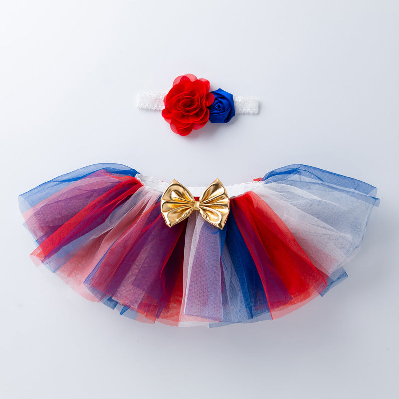 Baby Printed TuTu Mesh Skirt