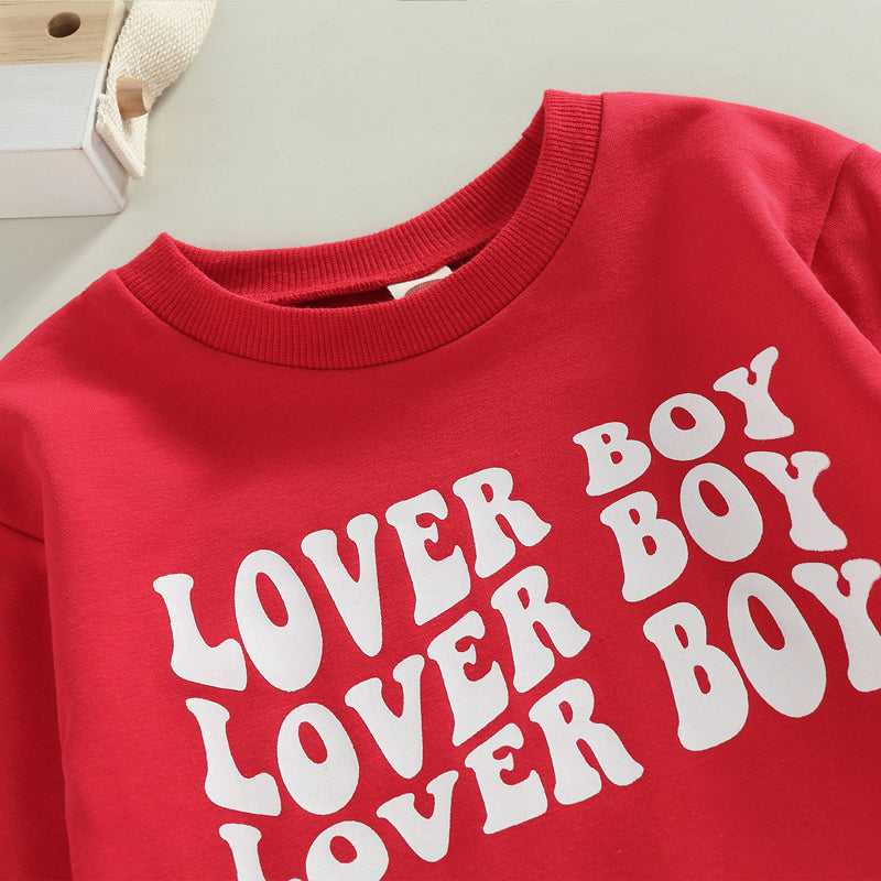 Fashion Letter Printing Baby Set