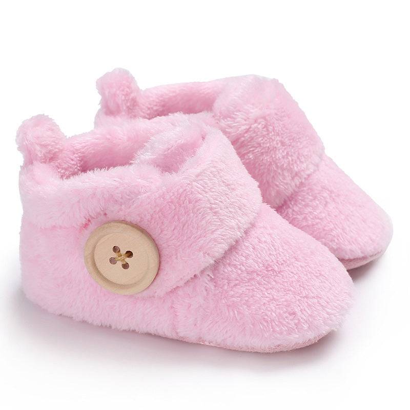 Baby soft soled Fur Booties