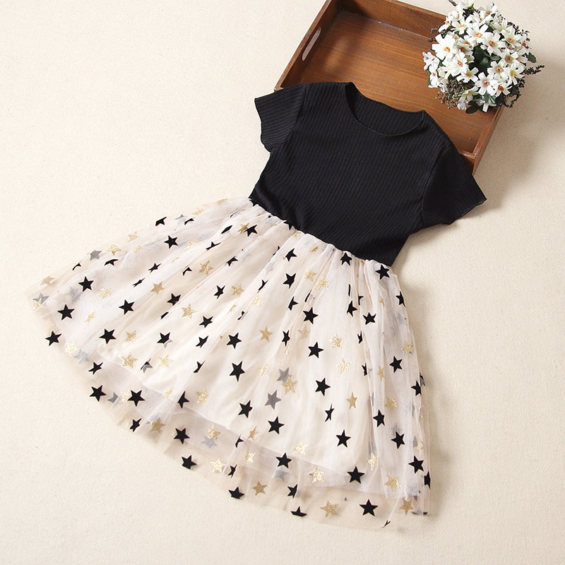 Big Kids short sleeve Casual Dresses