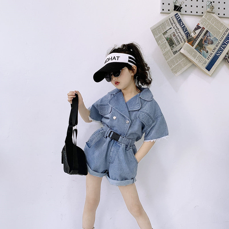 Girls Denim Cute 2pc Set